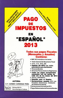 PAGO DE IMPUESTOS EN ESPAÑOL 2013