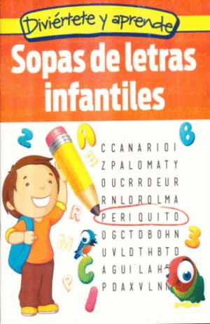 SOPAS DE LETRAS INFANTILES