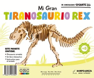 MI DINOSAURIO GIGANTE 3D. MI GRAN TIRANOSAURIO REX / PD.