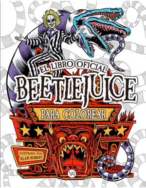 BEETLEJUICE LIBRO OFICIAL PARA COLOREAR