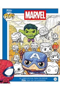 EL LIBRO OFICIAL PARA COLOREAR FUNKO POP! DE LOS AVENGERS.