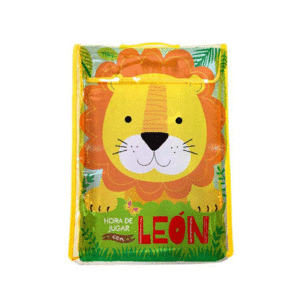 HORA DE JUGAR CON LEON - LIBRO TELA