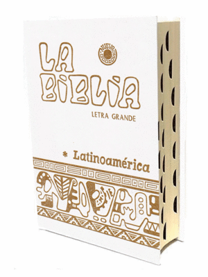 LA BIBLIA LATINOAMERICANA (LETRA GRANDE, BLANCA CON UÑERO)