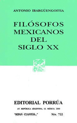 FILÓSOFOS MEXICANOS DEL SIGLO XX