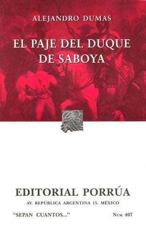 EL PAJE DEL DUQUE DE SABOYA