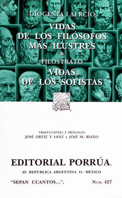 VIDA DE LOS FILOSOFOS MAS ILUSTRES