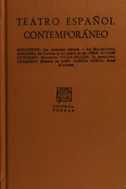 TEATRO ESPAÑOL CONTEMPORÁNEO