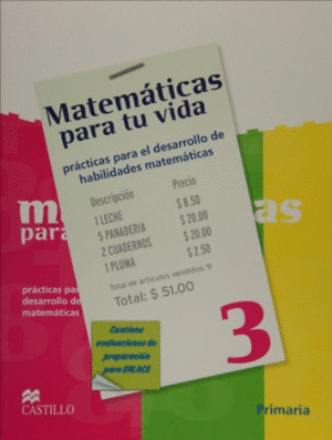 MATEMATICAS PARA TU VIDA 3