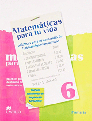 MATEMA PARA TU VIDA 6