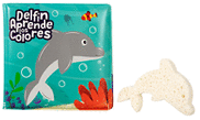 LIBRO DE BAÑO DELFIN APRENDE LOS COLORES