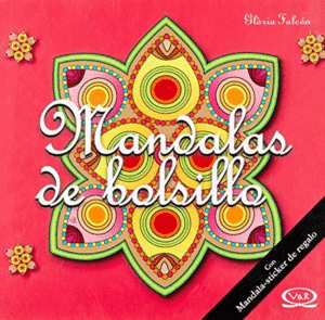 MANDALAS DE BOLSILLO 10 ROSA C/STICKERS