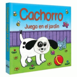 CACHORRO JUEGO EN EL JARDIN+MUÑECO PELUCHE