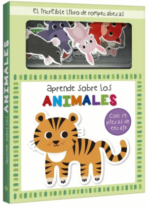 APRENDE SOBRE LOS ANIMALES LIBRO ROMPECABEZAS TD