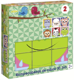 ROMPECABEZAS DE CUBO VERDE