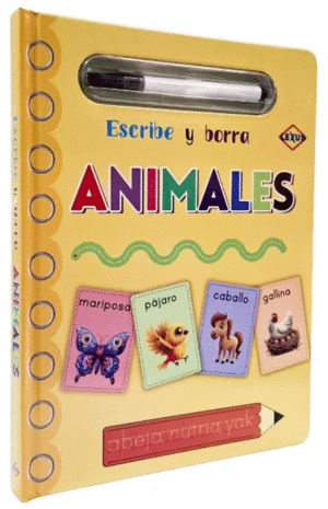ESCRIBE BORRA ANIMALES 