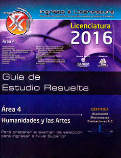 AREA 4 HUMANIDADES Y LAS ARTES (LICENCIATURA 2016)