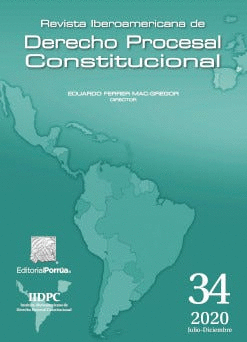 REVISTA IBEROAMERICANA DE DERECHO PROCESAL CONSTITUCIONAL 34 JULIO-DICIEMBRE 2020